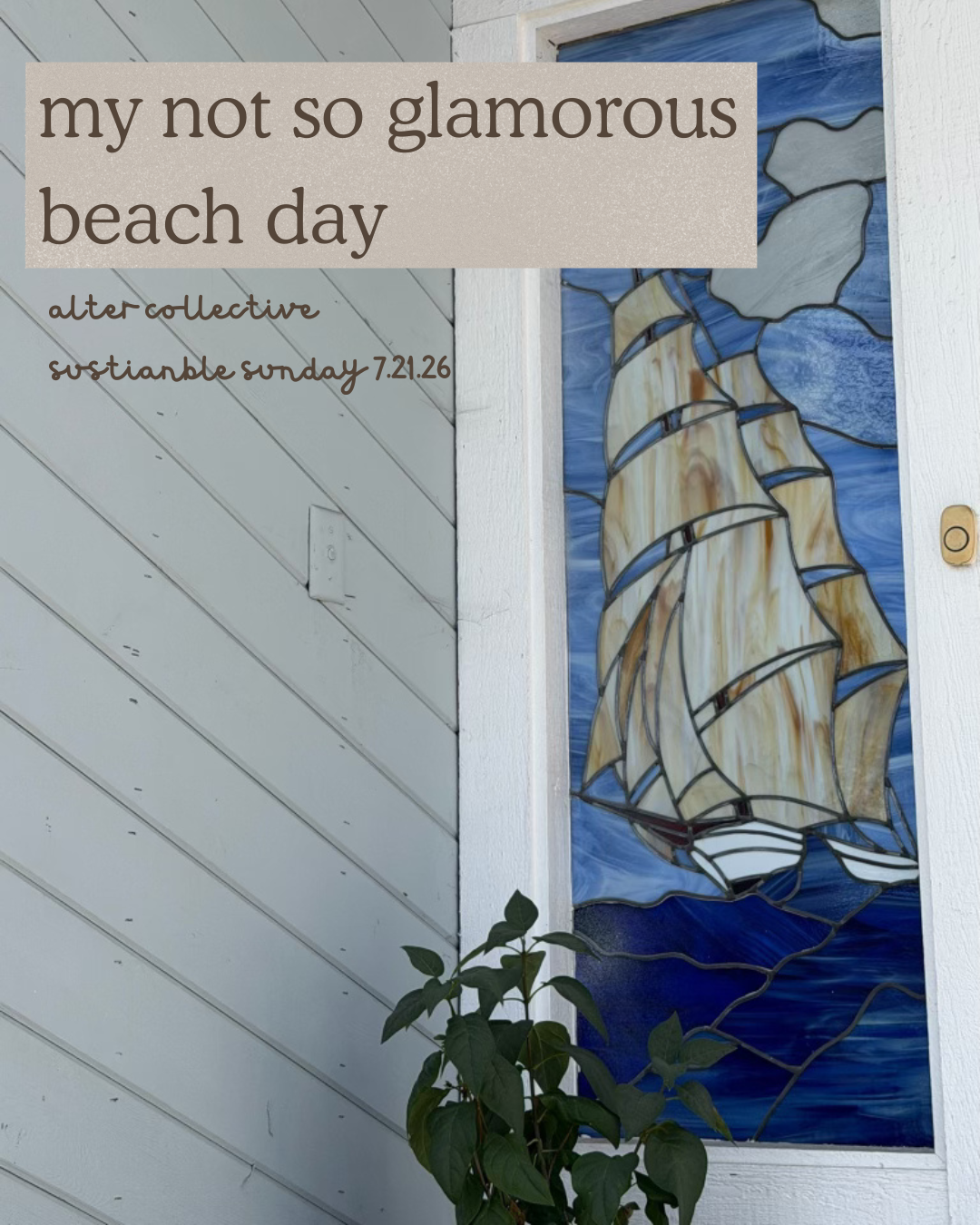 My Not So Glamorous Beach Day